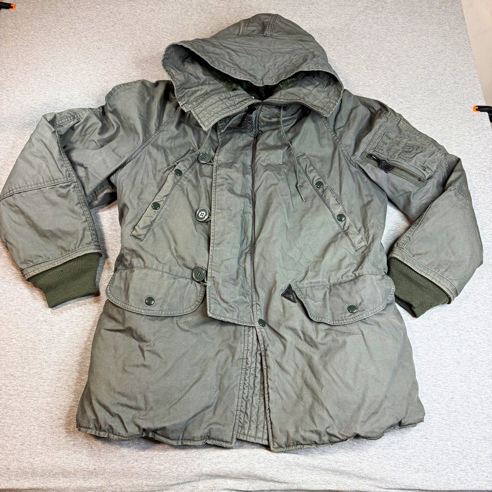 DJ Manufacturing Corp. Type N-3B Extreme Cold Weather Parka Small NSN Gray/Green